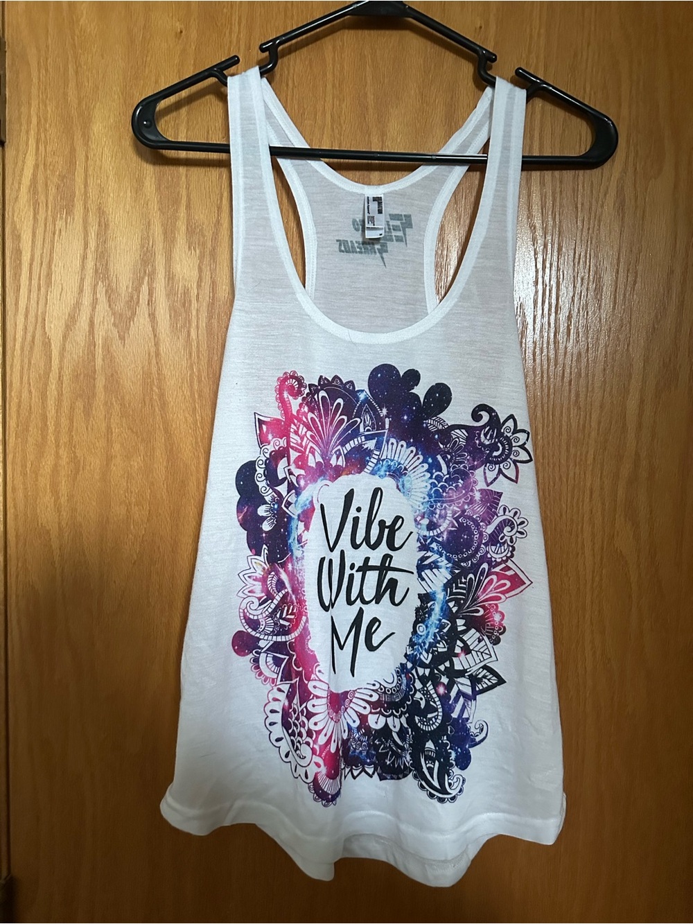 White Racerback Tank